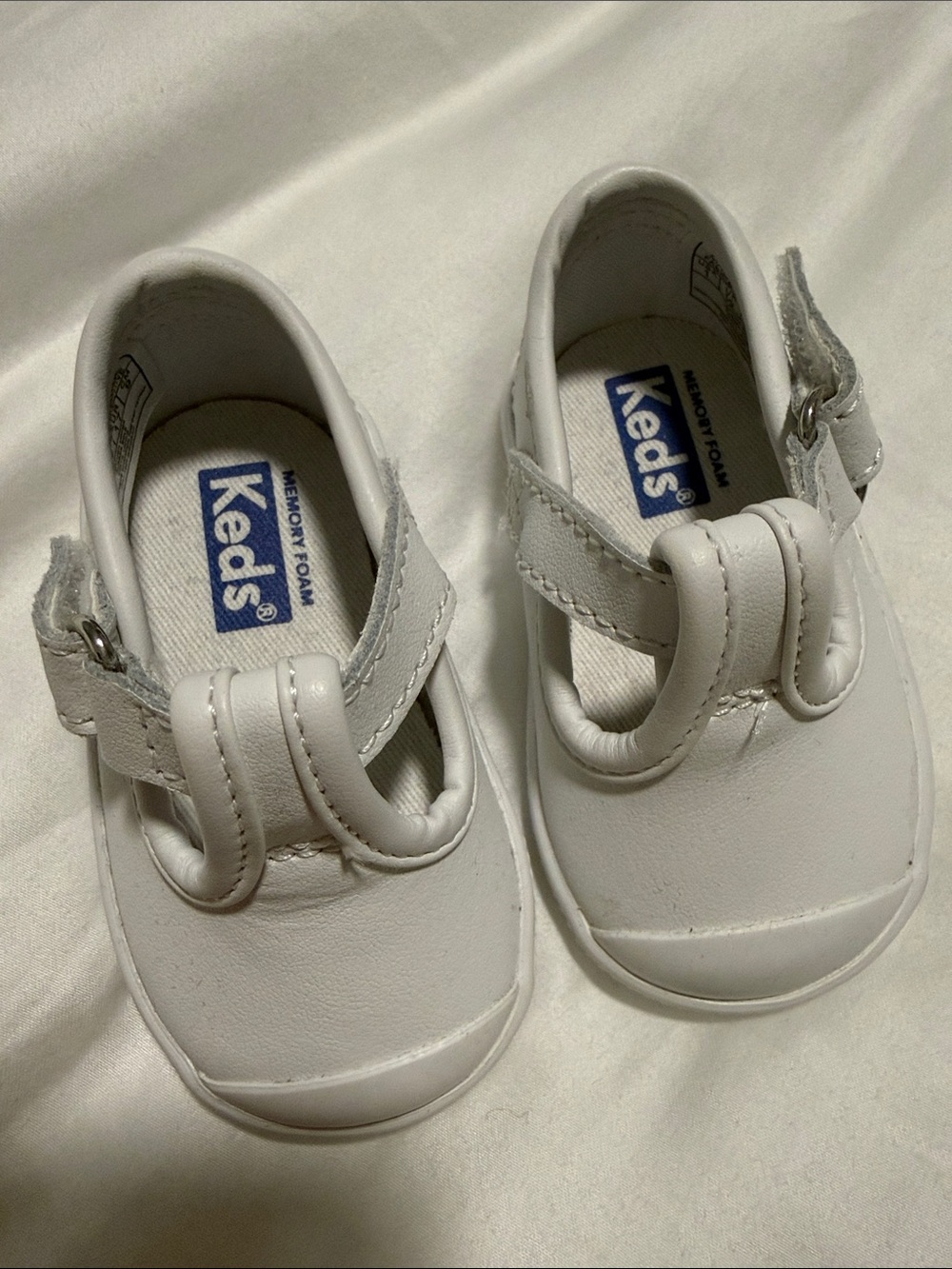 Keds White Baby Mary Jane Walker Shoes